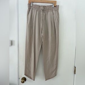 Anthropologie Leifnotes Women's Cropped Pants 10 cotton/modal/rayon blend (X111)